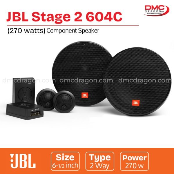 JBL Stage2 604C Car Component Speaker 270W Original