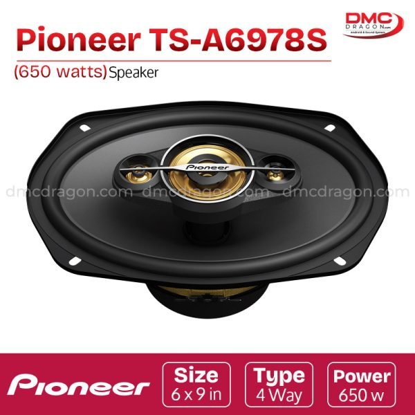 Pioneer TS-A6978S Car Speaker Four Way 650W Original