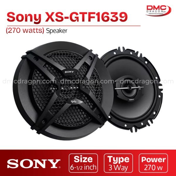Sony XS-GTF1639 Speaker Three Way 270W Original