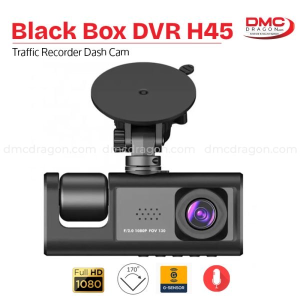 Black Box H45 Traffic Recorder Car Dashcam 3in1 DVR WiFi