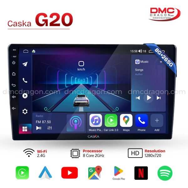 Caska G20 Android Car LCD Panel & Head Unit 8GB+256GB