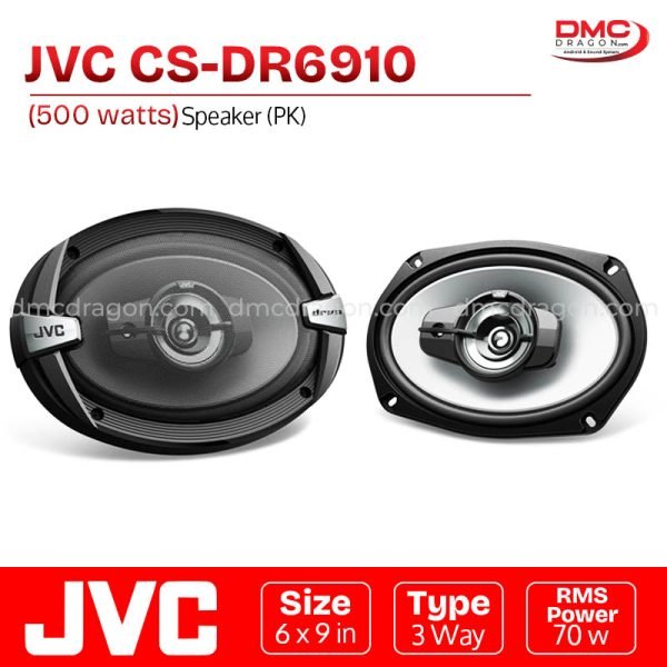 JVC CS-DR6910 Speaker Three Way 500W Replica