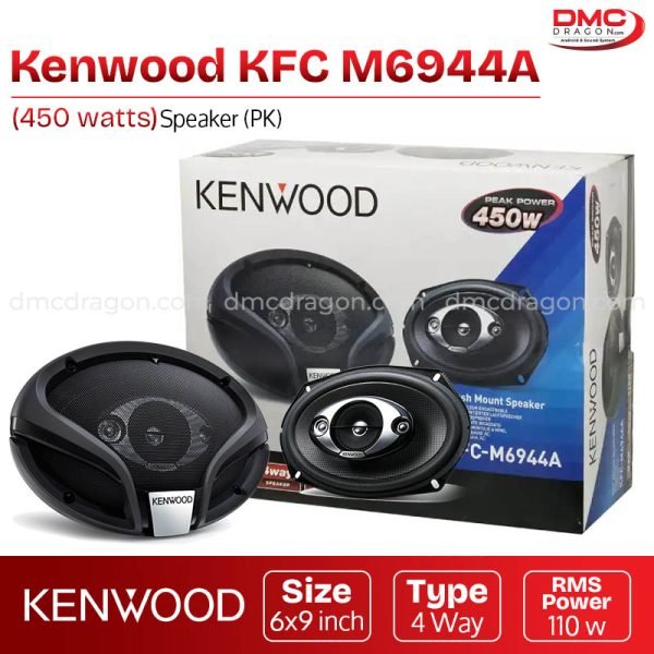 Kenwood KFC 6944R Speaker Four Way 450W Replica