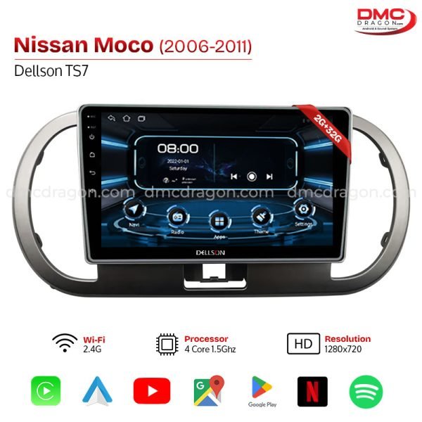 Nissan Moco 2006-2011 Dellson TS7 Android Car LCD Panel 2GB+32GB