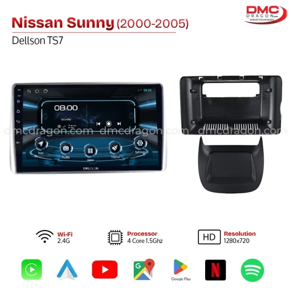 Nissan Sunny 2000-2005 Android Panel
