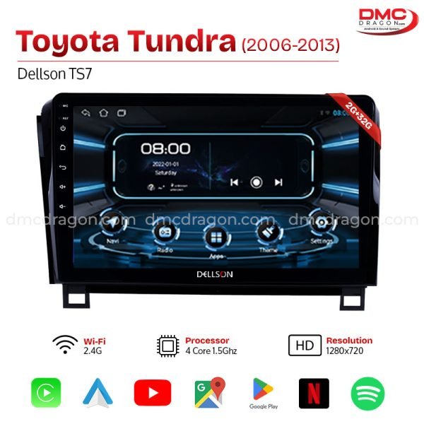Toyota Tundra 2006-2013 Dellson TS7 Android Car LCD Panel 2GB+32GB
