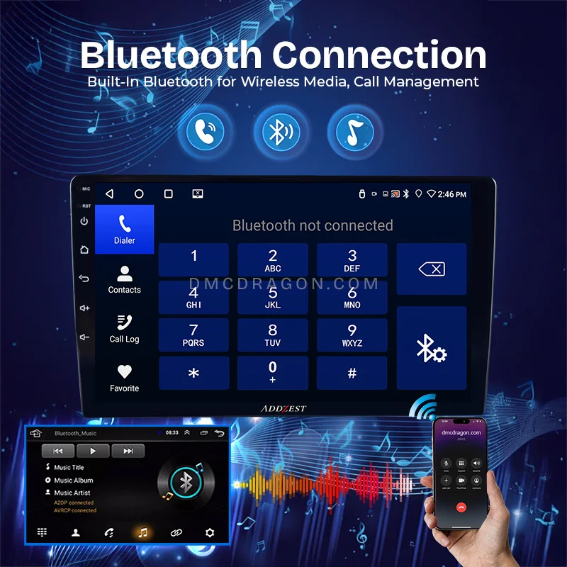 Addzest NXR 409 410WF 2GB64GB Bluetooth Connection