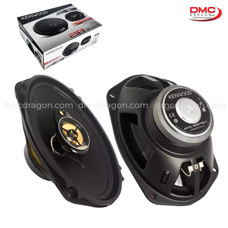 Kenwood KFC-S6976EX 3 Way Speaker Flush Mount 500W MAX / 80W RMS