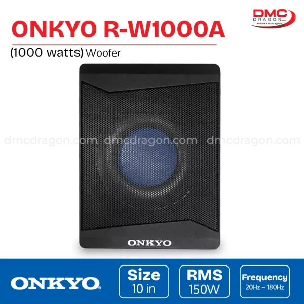 Onkyo R-W1000A Under Seat Sub Woofer 1000W Original