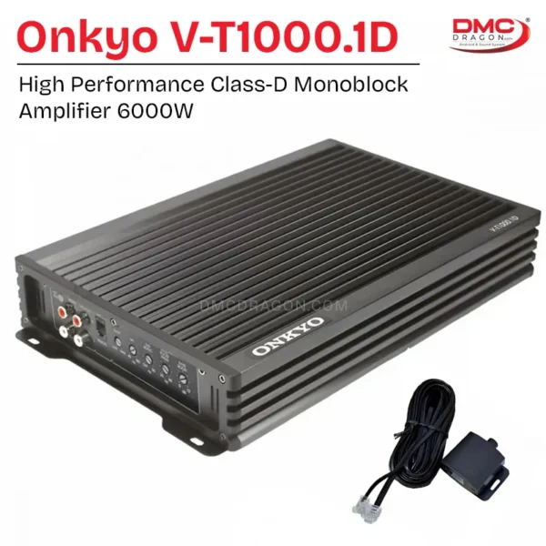 Onkyo V-T1000.1D High Performance Class-D Monoblock Amplifier | Powerful Bass Max 6000W