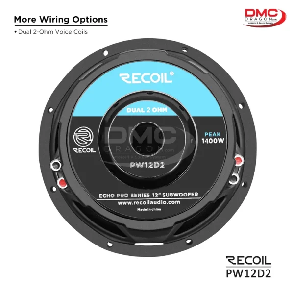Recoil PW12D2 Woofer 12 Inch 1400W