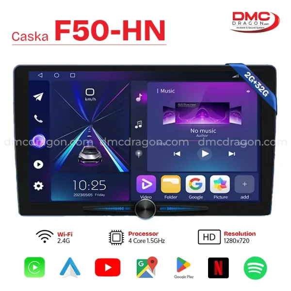 Caska F50-HN Android CarPlay LCD Screen