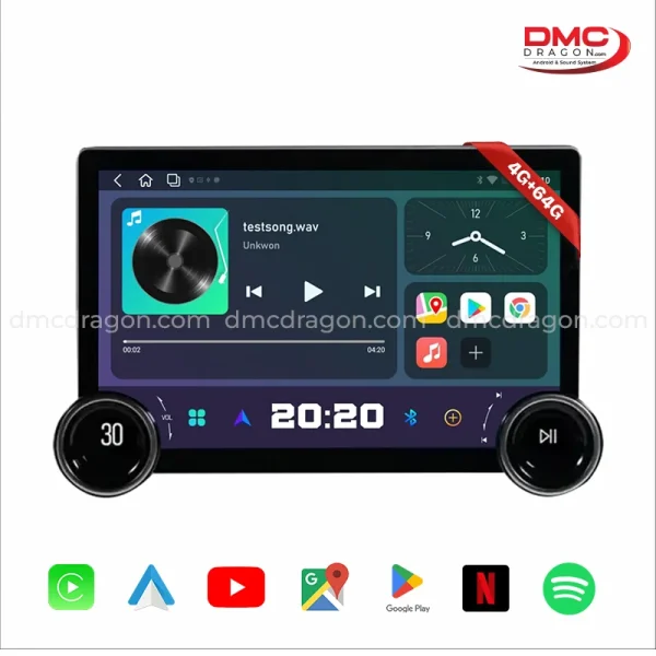 Diamond 2K OLED 11.5 inch Screen Dual Knobs Android CarPlay