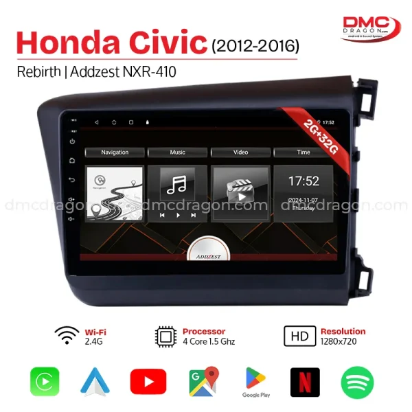 Honda Civic 2012-2016 Addzest NXR-410