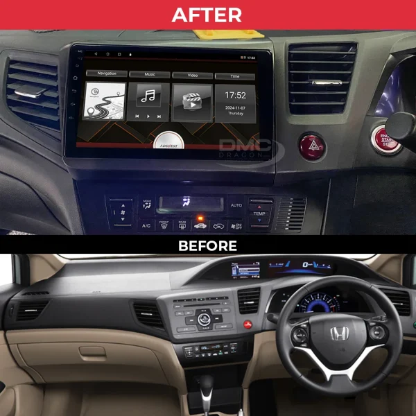 Honda Civic 2012-2016 Addzest NXR-410 Dashboard