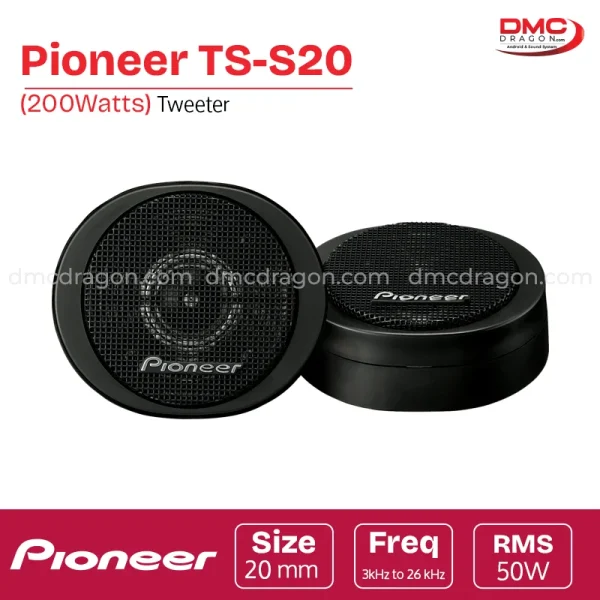 Pioneer TS-S20 20 mm High Power Super Tweeter Original