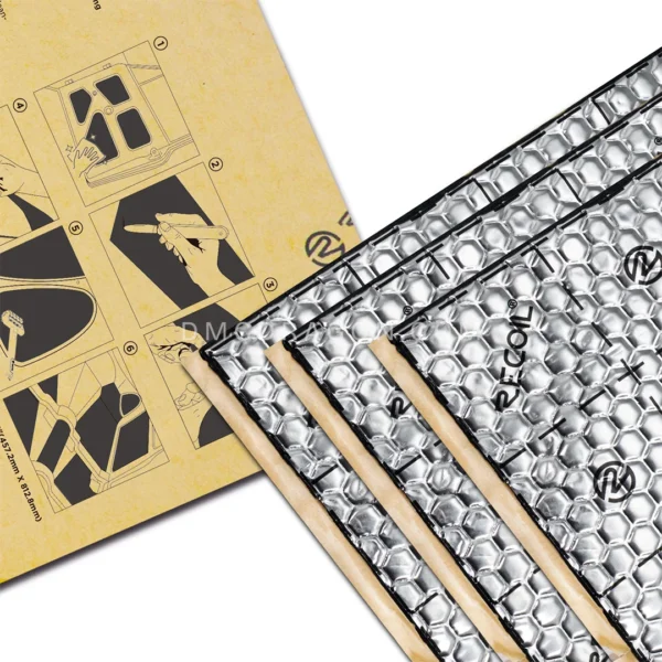 Recoil DMBK Damping Sheet 2.2mm Soundproofing 36sqft Noise Insulation and Vibration Dampening | 99.9% Pure Butyl