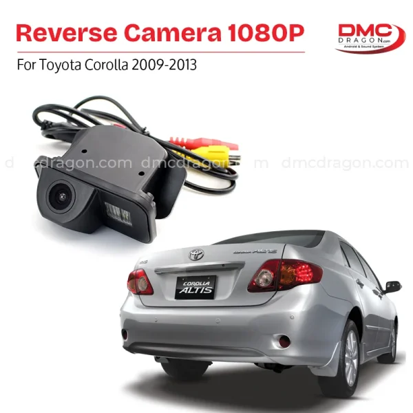 Toyota Corolla 2007-2013 Reverse Camera Dellson AHD 1080P