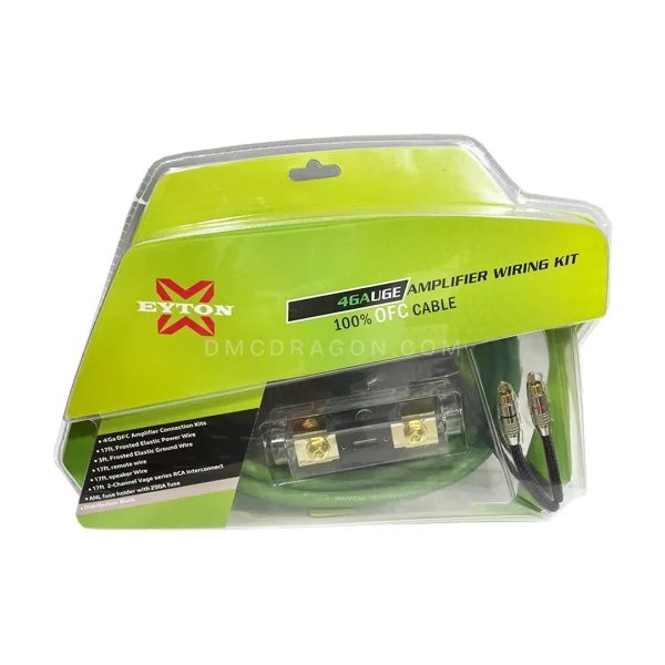 Eyton 4-Gauge Amplifier Wiring Kit 100% OFC Cable