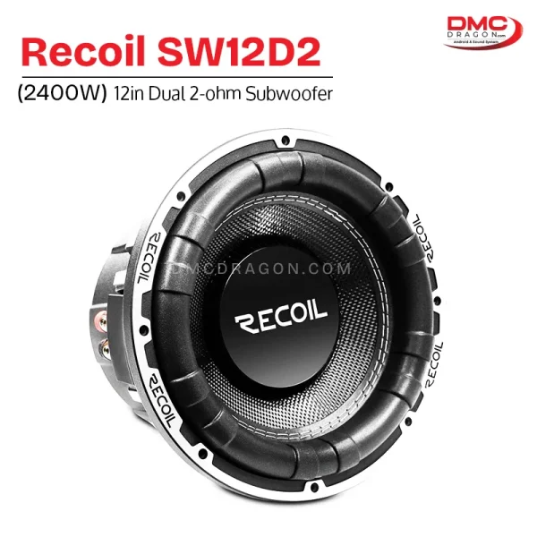 Recoil SW12D2 Dual 2-Ohm Woofer 2400W Echo Pro Series 12inch RMS 1200W