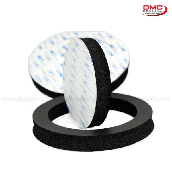 Recoil MYQ65 Universal 6.5" Car Speaker Insulation Foam Rings Soundproofing & Bass Enhancement 1 Pair