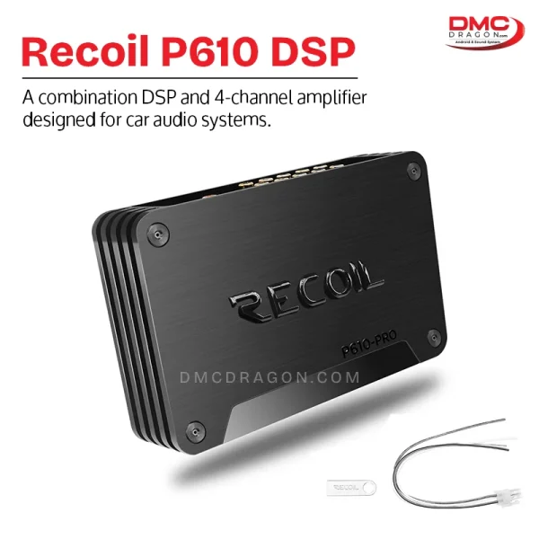 Recoil P610 Echo Pro10-Channel Digital Signal Processor Car Amplifier