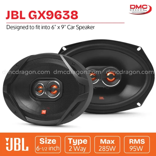 JBL GX9638  Car Speaker 6" x 9" 100W RMS / 210W Peak Original