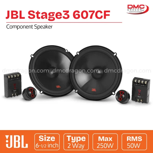 JBL Stage3 607CF Car Speaker 6.5in 50W RMS / 250W Peak Original