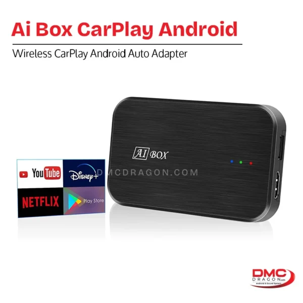 CarPlay Android Ai Box | Apple CarPlay & Android Auto 4GB+64GB for Netflix | YouTube