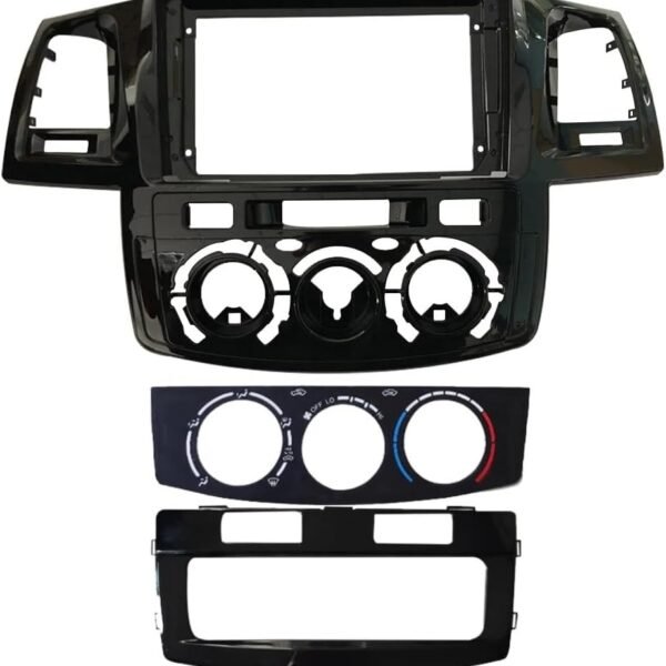 Toyota Hilux Vigo 2006-2015 Android Frame With Wiring Black 09"