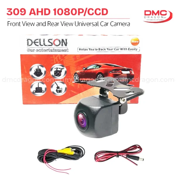 309 AHD 1080P/CCD Front View and Rear View Universal Car Camera Dellson
