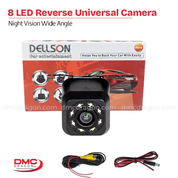 8 LED Reverse Universal Car Camera Night Vision Dellson DL-308