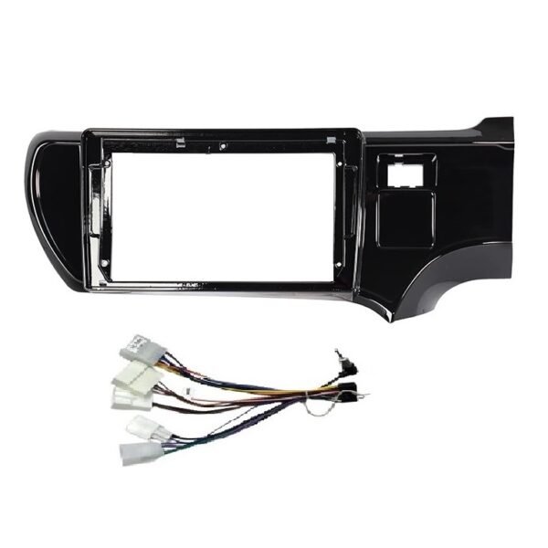 Toyota Aqua 2012-2019 Android Frame With Wiring Black 09"