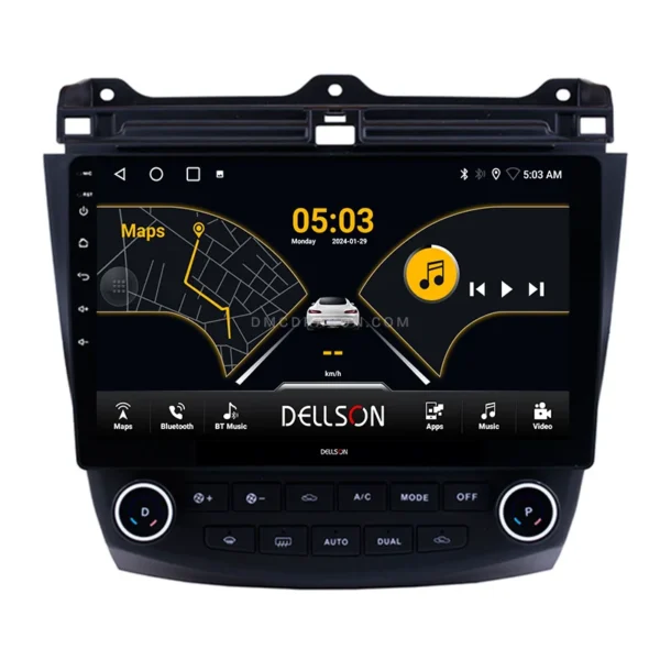 Honda Accord CL9 CM5 CL7 Dellson 8550 Android Panel CarPlay | 10in IPS Screen