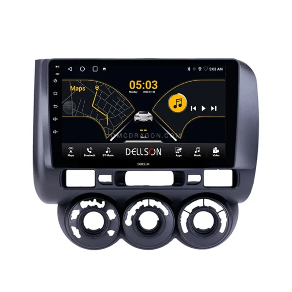 Honda City 2003-2008 Dellson 8550 Android Panel CarPlay | 9in IPS Screen