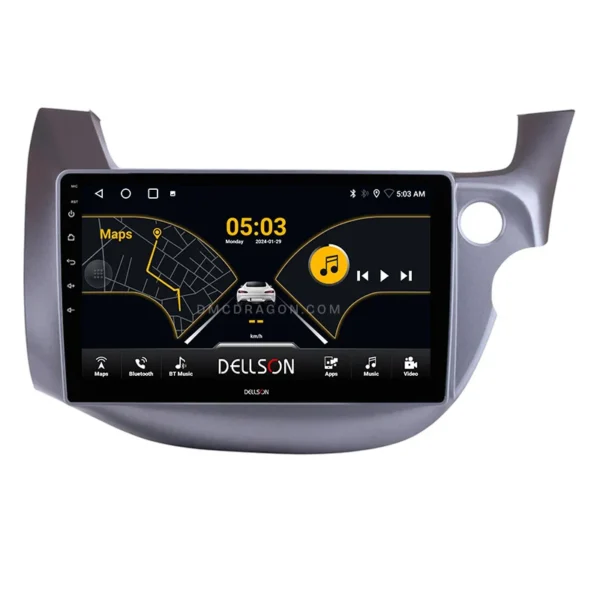 Honda Fit 2007-2013 Dellson 8550 Android Panel CarPlay | 10in IPS Screen