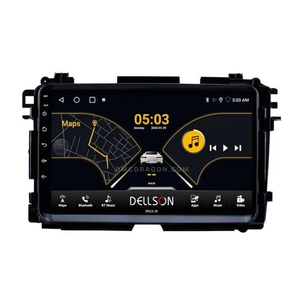 Honda Vezel 2014-2020 Dellson 8550 Android Panel CarPlay | 9in IPS Screen