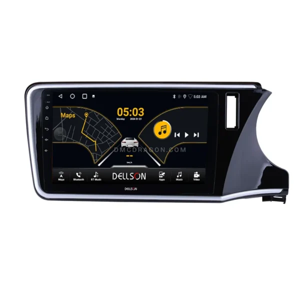 honda City 2022-2026 Dellson 8550 Android Panel CarPlay | 10in IPS Screen