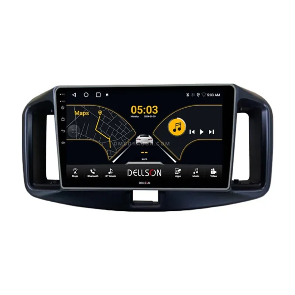 Daihatsu Mira 2012-2016 Dellson 8550 Android Panel CarPlay | 9in IPS Screen