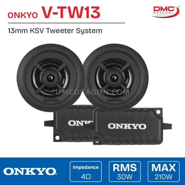 Onkyo V-TW13 13mm KSV Tweeter System RMS 30W / Peak Power 210W