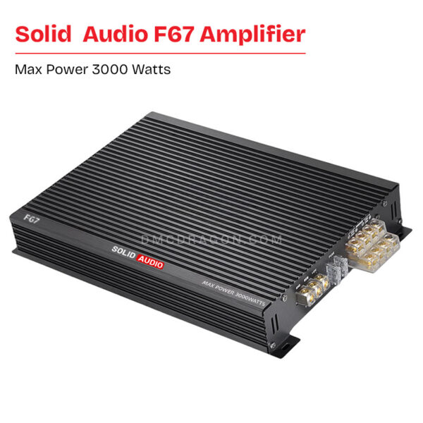 Solid Audio F67 Amplifier 4 Channel Max Power 3000 Watts Class AB