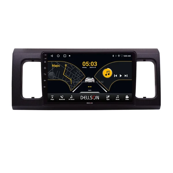 Suzuki Alto 2015-2026 Black Dellson 8550 Android Panel CarPlay | 9in IPS Screen