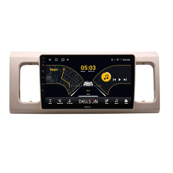 Suzuki Alto 2015-2026 Beige Dellson 8550 Android Panel CarPlay | 9in IPS Screen