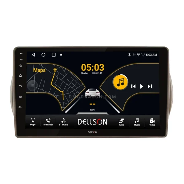 Suzuki Alto Japanese 2009-2014 Dellson 8550 Android Panel CarPlay | 9in IPS Screen