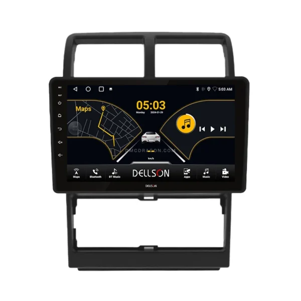 Suzuki Cultus 2000-2017 Black Dellson 8550 Android Panel CarPlay | 9in IPS Screen