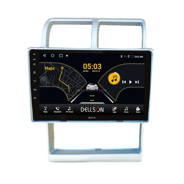 Suzuki Cultus 2000-2017 Silver Dellson 8550 Android Panel CarPlay | 9in IPS Screen