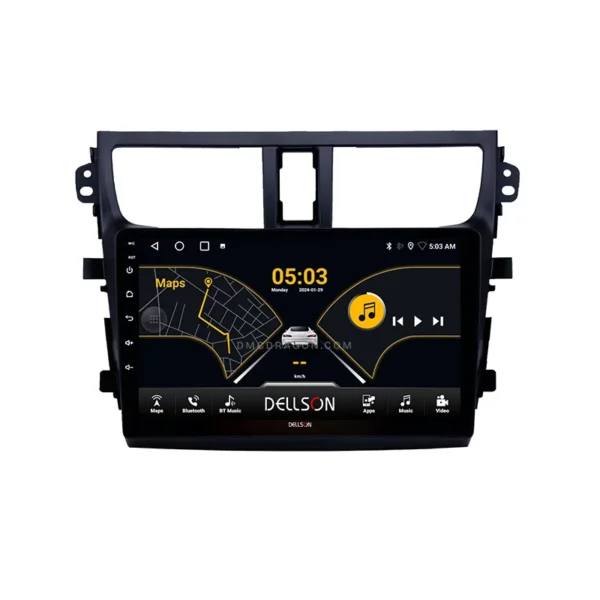 Suzuki Cultus 2017-2026 Dellson 8550 Android Panel CarPlay | 9in IPS Screen