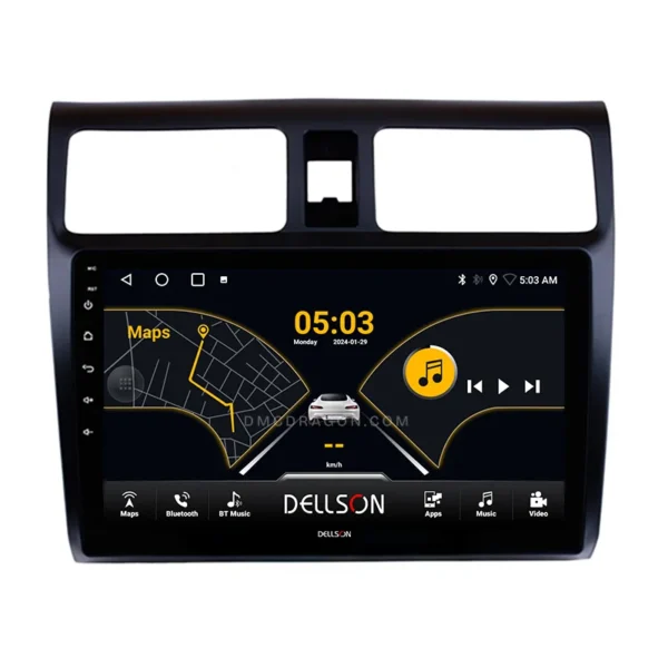 Suzuki Swift 2010-2021 Dellson 8550 Android Panel CarPlay | 10in IPS Screen