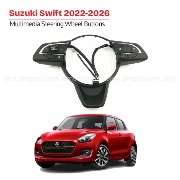 Suzuki Swift 2022-2026 Multimedia Steering Wheel Buttons