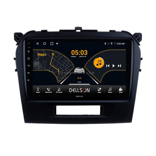 Suzuki Vitara 2015-2022 Dellson 8550 Android Panel CarPlay | 9in IPS Screen